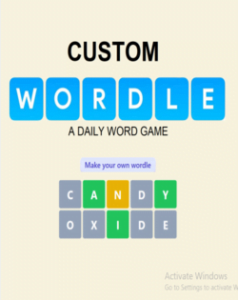 Custom Wordle