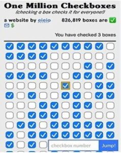 One Million Checkboxes