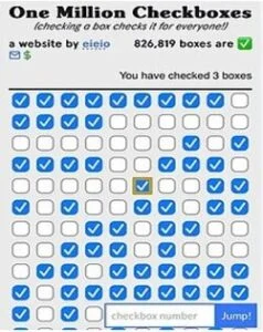 One Million Checkboxes