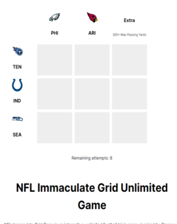 Futbol Grid - Play Futbol Grid On IMMACULATE GRID