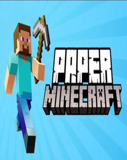 Minecraft Paper model Paper model Arcade game, minecraft