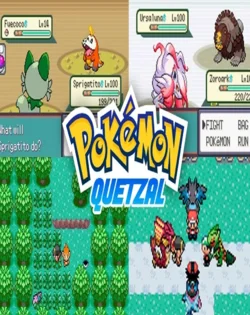 Gonna be starting a playthrough of this rom hack Pokémon Quetzal