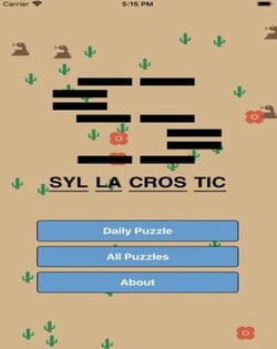 Syllacrostic